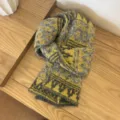 Fair Isle Retro-Stil / 160cm / Bernsteingelb