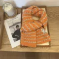 Orange Wellenmuster