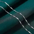 Melon Seed Chain / 40+5cm / White Gold