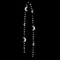 Mixed Sized Moons / 3.5M / White