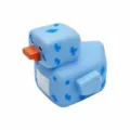 Blaue Quadratische Ente (Blaue Quadratische) / 6cm