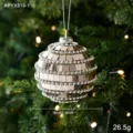 Bead Chain Mirror Ball / 8cm