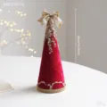 26cm / Rojo Vino (Árbol de Navidad con Lazo)