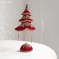 42CM / Rojo Vino (Árbol de Navidad de Espuma Brillante)