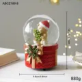 Bear Snow Globe Music Box