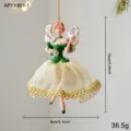Green Gold Dancing Girl with Pigeon Style A