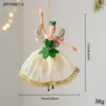 Green Gold Dancing Girl with Pigeon Style C
