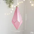 Diamond Prism Glass Ornament