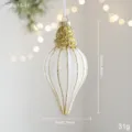White Gold Radish Glass Ball