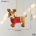 Perro con Astas Rojas / 1 Pieza/Paquete