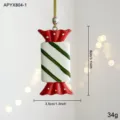 Red White and Green Candy