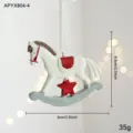 White Rocking Horse