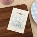 Music Note Bowknot Hair Clip / 2 Pieces/Pack / Blue