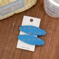 Polka Dot Oval Style / 2 Pieces/Pack / Blue