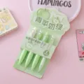 4 Stück/Packung / Grüner Apfel