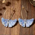 Estilo de Hoja de Ginkgo Azul