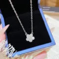 Pendentif Fleur (X449) / 40+6cm / Argent