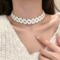 White Base Black Polka Dot
