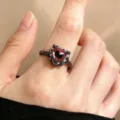 Dark Heart Fangs Design (M-390) / Gunmetal