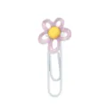 Flor Rosa-Clip Blanco