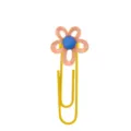 Corazón Rosa Azul-Clip Amarillo