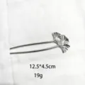 Ginkgo Leaf (1535) / 12.5*4.5cm / Silver