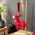Circa 15cm / Stile Cinese Pecora Rosso