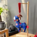 Circa 15cm / Stile Cinese Pecora Blu