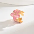 Anello Aperto Fiore di Ciliegio / Rosa