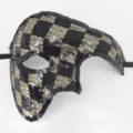 Black and Gold Grid 2