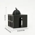 Modelo de Mezquita (MM3D004B) / Con Luz Blanca Cálida / Negro