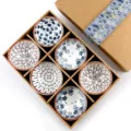 Lot de 6 Bols (Motif Vigne)