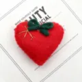 Red Heart with Gold Thread