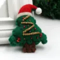 Green Christmas Tree with Hat
