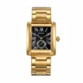 Schwarzes Zifferblatt Gold Stahlband
