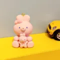 Solo Figurina Coniglio Rosa