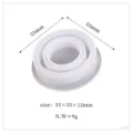 Round Quicksand Mold (Single) / White