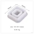 Square Quicksand Mold (Single) / White