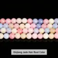 Estilo Calcedonia de Xinjiang / 8mm (Aprox 47 Pcs/Tira) / Morganita Multicolor