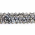 10mm (Approx. 37 Beads) / Optimized Black Dragon Vein Agate