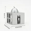 Modelo de Mezquita (MM3D004D) / Con Luz Blanca Cálida / Plateado