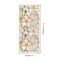 Stile Floreale Rosa Bianco (XCBL185) / 43x100cm (Rotolo di Cotone Perlato)