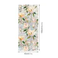 Stile Magnolia Bianca (XCBL187) / 43x100cm (Rotolo di Cotone Perlato)