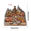 Bustling Christmas Market Scene (XSMZ069) / 1 Piece/Pack