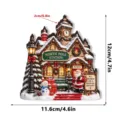 Snowy North Pole Station Building (XSMZ075) / 1 Piece/Pack