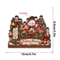 Snowman and Bear with Gifts (XSMZ078) / 1 Piece/Pack