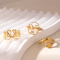 Mask Heart Hugging Hands 3-Piece Set / Gold