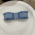 Bowknot Spring Clip (Blue Denim) / Blue