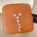 Floral Y-Shape Chain (W1296)
