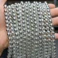 4mm (Approx 100 Pieces) / Electroplated Silver